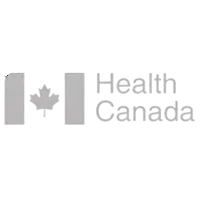 Health Canada compliant logo in grayscale, symbolizing regulatory approval for cosmetic formulation and ingredient safety in Canada